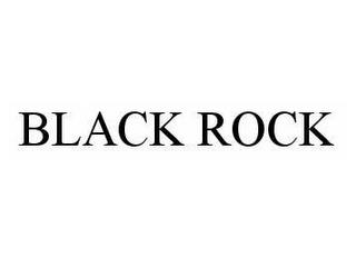 BLACK ROCK trademark