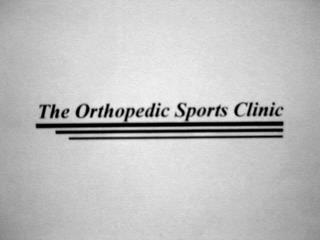 THE ORTHOPEDIC SPORTS CLINIC trademark