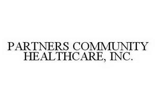 PARTNERS COMMUNITY HEALTHCARE, INC. trademark