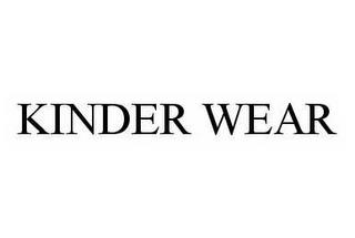 KINDER WEAR trademark