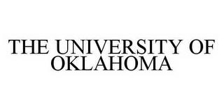 THE UNIVERSITY OF OKLAHOMA trademark