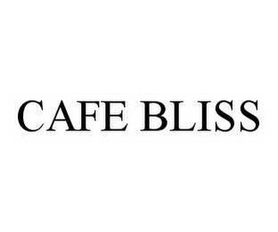 CAFE BLISS trademark