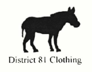 DISTRICT 81 CLOTHING trademark