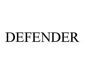 DEFENDER trademark