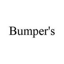 BUMPER'S trademark