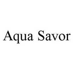 AQUA SAVOR trademark