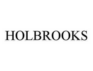 HOLBROOKS trademark