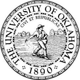 THE UNIVERSITY OF OKLAHOMA 1890 CIVI ET REIPUBLICAE trademark