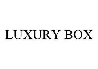 LUXURY BOX trademark