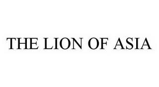 THE LION OF ASIA trademark