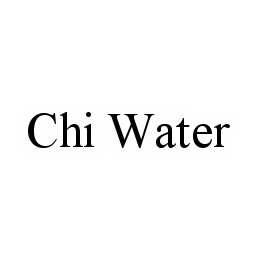 CHI WATER trademark