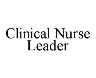 CLINICAL NURSE LEADER trademark