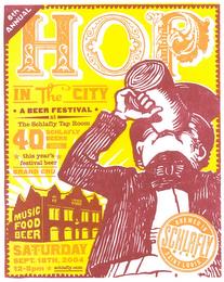 HOP IN THE CITY A BEER FESTIVAL trademark