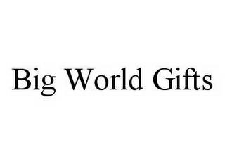 BIG WORLD GIFTS trademark