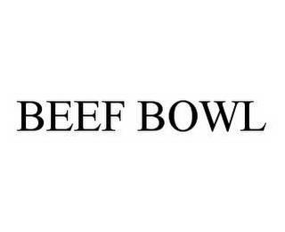 BEEF BOWL trademark