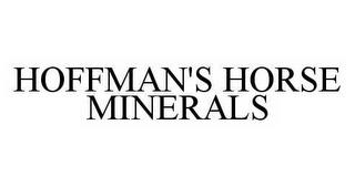 HOFFMAN'S HORSE MINERALS trademark