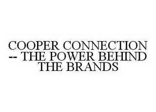 COOPER CONNECTION -- THE POWER BEHIND THE BRANDS trademark