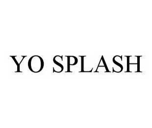 YO SPLASH trademark