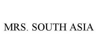 MRS. SOUTH ASIA trademark