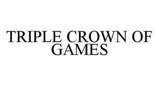 TRIPLE CROWN OF GAMES trademark