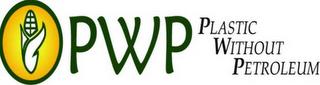 PWP PLASTIC WITHOUT PETROLEUM trademark