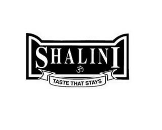 SHALINI TASTE THAT STAYS trademark