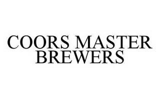 COORS MASTER BREWERS trademark