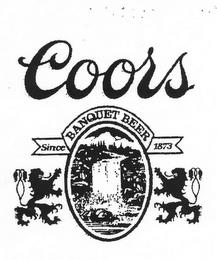 COORS BANQUET BEER SINCE 1873 trademark