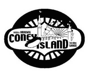 NICK'S ORIGINAL CONEY ISLAND HOTDOG SAUCE trademark