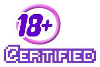 18+ CERTIFIED trademark