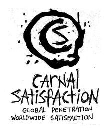 CS CARNAL SATISFACTION INTERNATIONAL trademark