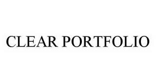 CLEAR PORTFOLIO trademark