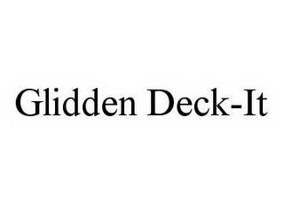 GLIDDEN DECK-IT trademark