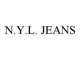 N.Y.L. JEANS trademark