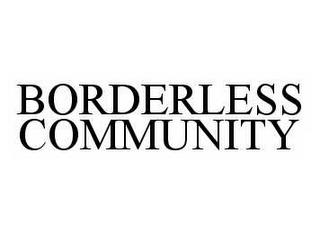 BORDERLESS COMMUNITY trademark