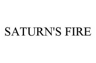 SATURN'S FIRE trademark