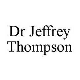 DR JEFFREY THOMPSON trademark