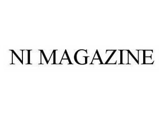 NI MAGAZINE trademark