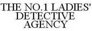 THE NO.1 LADIES' DETECTIVE AGENCY trademark