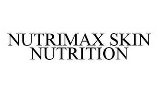 NUTRIMAX SKIN NUTRITION trademark