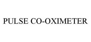 PULSE CO-OXIMETER trademark