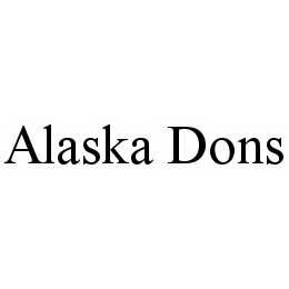 ALASKA DONS trademark