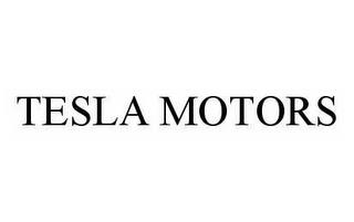 TESLA MOTORS trademark