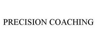 PRECISION COACHING trademark