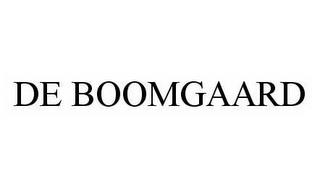 DE BOOMGAARD trademark