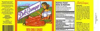 DEL-CAMPO RED CHILE SAUCE trademark