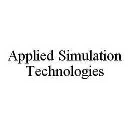 APPLIED SIMULATION TECHNOLOGIES trademark