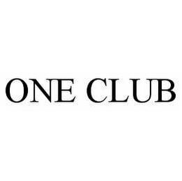 ONE CLUB trademark