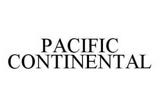 PACIFIC CONTINENTAL trademark