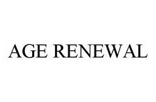 AGE RENEWAL trademark